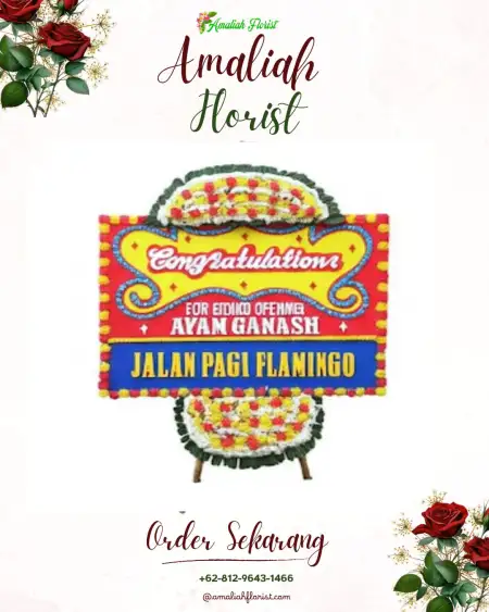 Sewa Papan Bunga Sinar Seputih