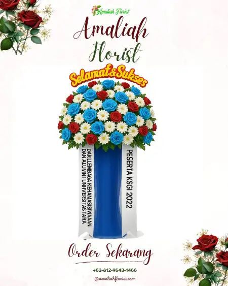 Standing Flowers Sinar Seputih
